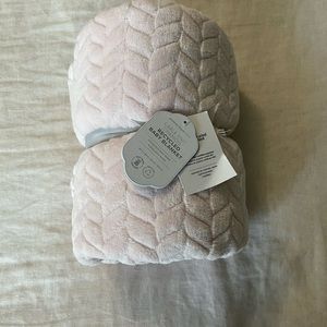 Light pink super soft baby blanket